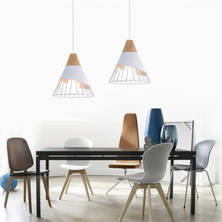 Clairmont - Nordic Hanging Wood Hanging Pendant Ceiling Light