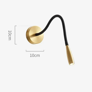 Cassi - Modern Flexible Gold Wall Reading Light