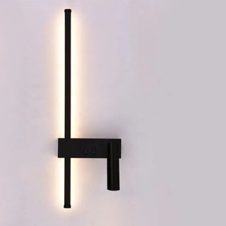 Bautista - Switch-Controlled Modern Black & Gold Dual Reading Wall Light