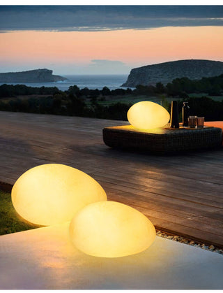 Hipolito - LED Waterproof  USB Chargeable RGB Color Indoor& Outdoor Stone Landscape Lighting