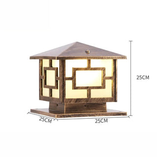 Nelle - European Decorative Square Pillar/Fence Light