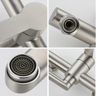 Nikole - Stainless Steel Wall Mounted Dual Hole Mixer Tap