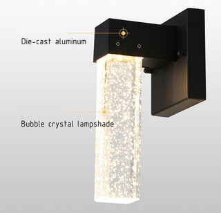 Jesstin - Crystal IP65 Outdoor Wall Sconce