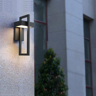 Merlen - Modern Black Outdoor Wall Light