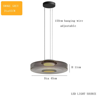 Halley - Modern Levels Series Island Glass Pendant Light