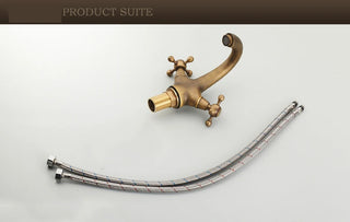 Haydee - Vintage Dual Handle Hot/Cold Mixer Basin Tap