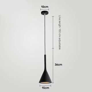 Algo - Hanging Round Modern Cone Pendant Ceiling Light