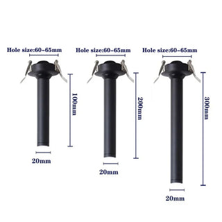 Bugis - LED Long Tube Recessed Rotatable Spot Light Downlight