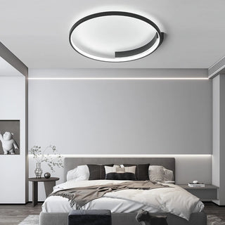 Nirgua - Modern Flush Mount Circular Rimmed Ceiling Light