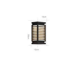 Xander - Stainless Steel Rectangular Anti Rust Outdoor Wall Light