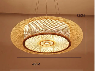 Bronte -  Rattan Bamboo Hadnd Woven LED Pendent Lamp