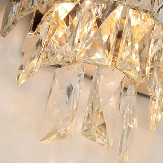 Lacey - Crystal Tiered Modern Glass Wall Light Chandelier