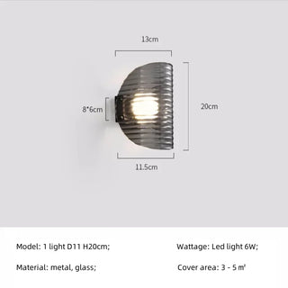 Rilee - Modern Grey Patterned Glass Ceiling Chandelier