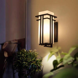 Fransis - Simple Modern Outdoor  Waterproof Glass Wall Lamp