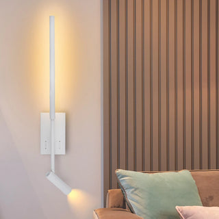 Saundra - Modern LED Wall Lamp Indoor Bedside Rotation Sconce Reading Light