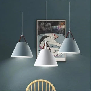 Nugent -  LED Modern Colorful Nordic Round Hanging Pendant Ceiling Light