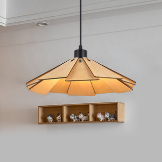 Cornell - Creative Pastoral Wooden Ceiling  Pendant