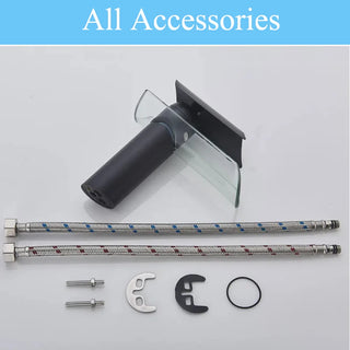 Zale - Waterfall Single Lever Modern Bathroom Tap