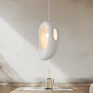 Caleta - Wabi-Sabi Japanese Rock Hanging Pendant Ceiling Light