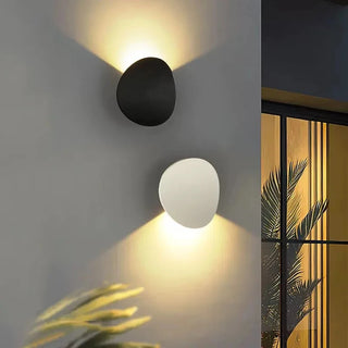 Dovur - Black Outdoor Square LED Wall Light