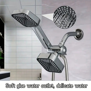 Teo - Square 2in1 Handheld Shower Set With Bracket Three way Water Distributor