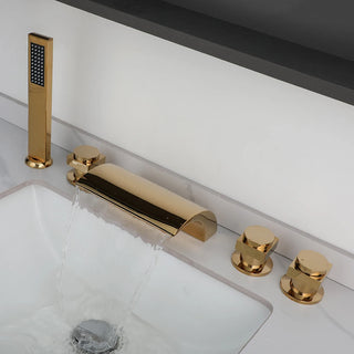 Nore - Modern Waterfall Bathtub Tap/Shower Set