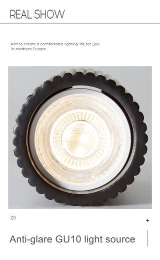 Koska - Modern Nordic Resin LED Ceiling Downlight Anti-Glare