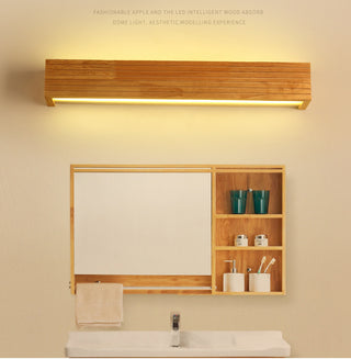 Gisselle - Solid Wood Sconce Bathroom Makeup Mirror Wall Lights