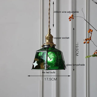 Amora Series - Colorful Glass Pendant LED Hanging Pendant Lights