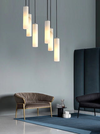 Fiorella - Modern Minimalist Marble Hanging Chandelier