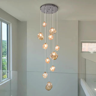 Jean - Round Crystal Pendant Chandelier