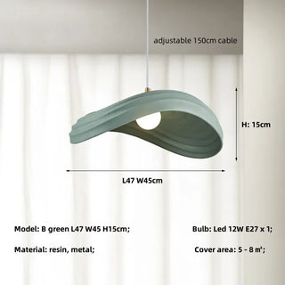 Lisbon - Minimalist Macron Droplight Hanging Patterned Shade Pendant Light