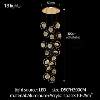 Renata - Modern Pendant Ceiling Chandelier