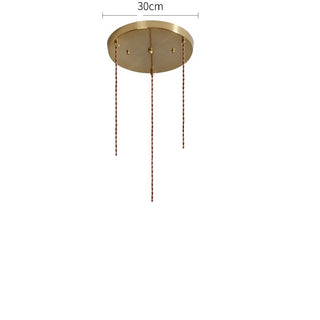 Olga - Modern White Patch Shade Pendant Hanging Round Ceiling Light