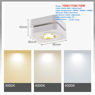 Vinica - Modern Folding LED Ceiling Downlight Surface Mounted Rotatable