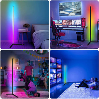 Arina - Modern Thin Bar RGB LED Floor Light