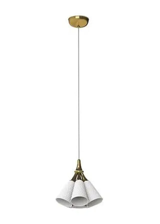 Adelphi - Hanging Ceiling Lamp in Translucent White Porcelain