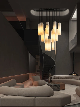 Fiorella - Modern Minimalist Marble Hanging Chandelier