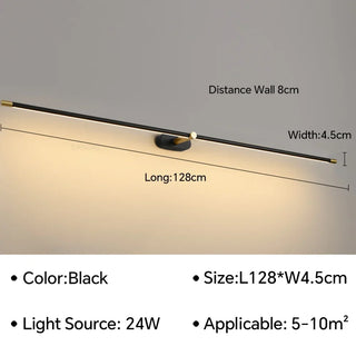 Vernon - Modern LED Thin Wall Light Bar