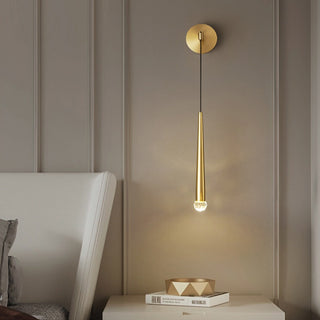 Palmo - Postmodern Crystal Tear Drop Wall Light