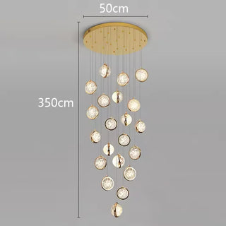 Gennie - Crystal Ceiling Pendant Chandelier