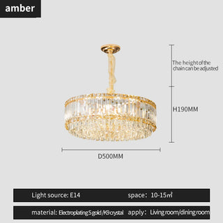 Kindle - Luxury French Crystal Hanging Chandelier
