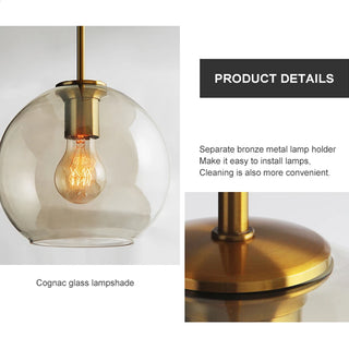 Kaloyan - Hanging Pendant Industrial Glass Lamp