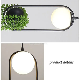 Malen - Nordic LED Plant Pendant Ceiling Light