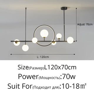 Tokyo - Modern Line Crystal Glass Gold Ceiling Light Chandelier