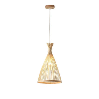 Amanda - Hanging Bamboo Weaving Creative Pendant Light