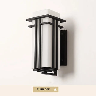 Fransis - Simple Modern Outdoor  Waterproof Glass Wall Lamp