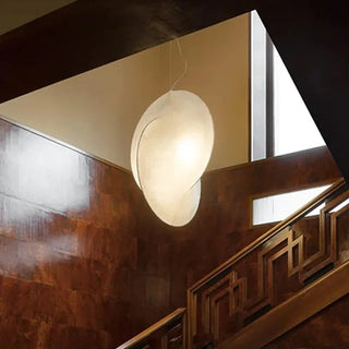 Qarshi - Japanese style Silk Overlap Shell Design Pendant Lamp