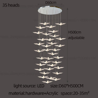 Aviana - Bird Pendant Ceiling Chandelier