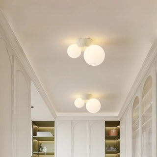 Puerto - Retro Modern Double Head Round Ball Ceiling Light